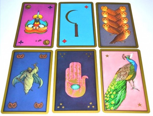 Tarot persan 7 cartes, les techniques